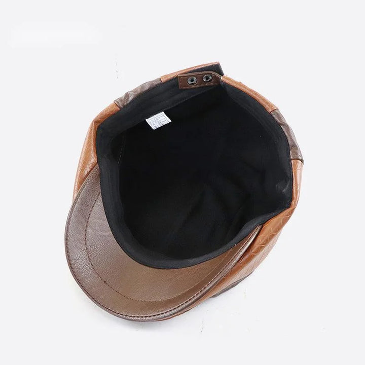 Stylish unisex baseball cap made from vegan leather. Features an adjustable fit for ultimate comfort.
