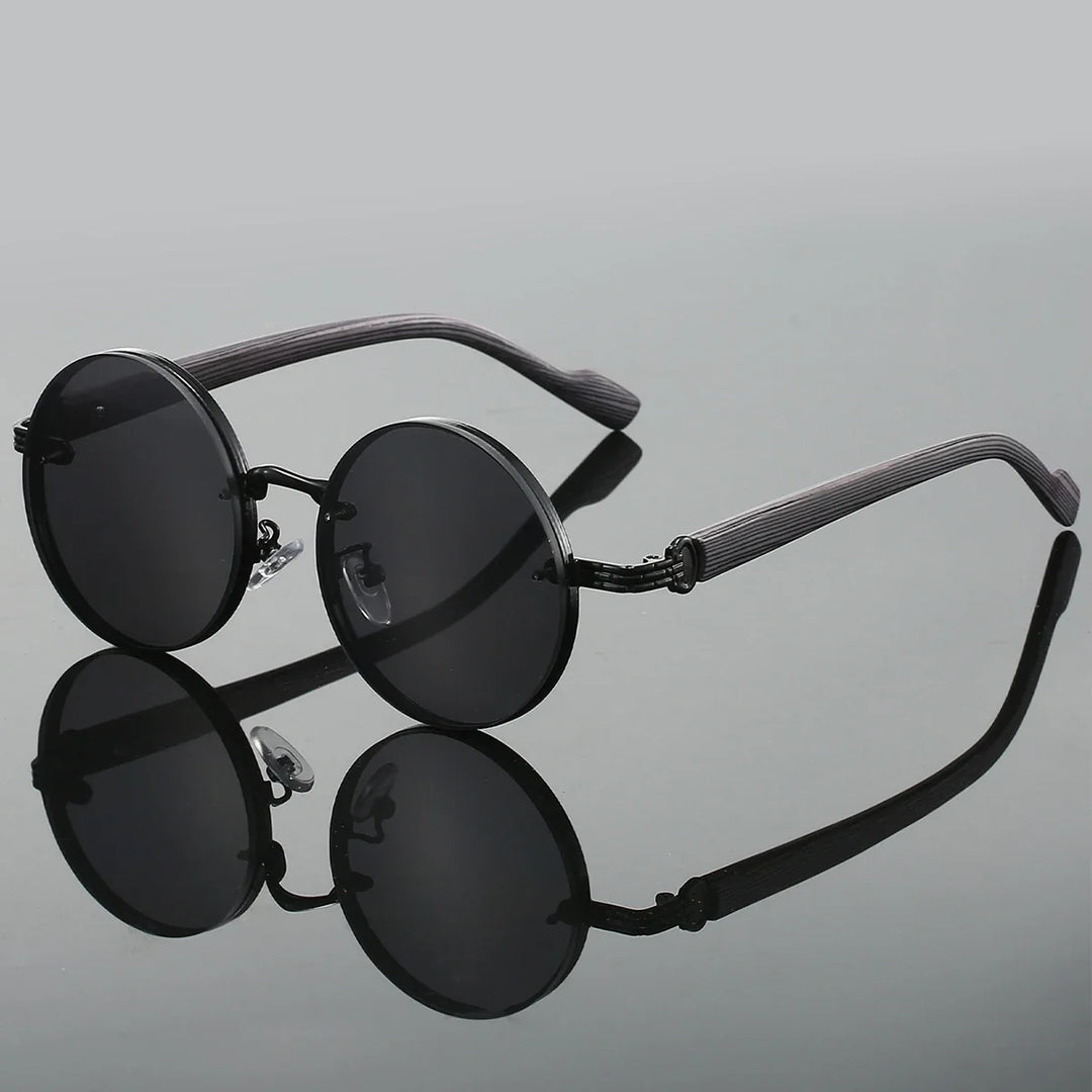 Classic retro round shades for men & women, offering excellent UV & anti-glare protection.
