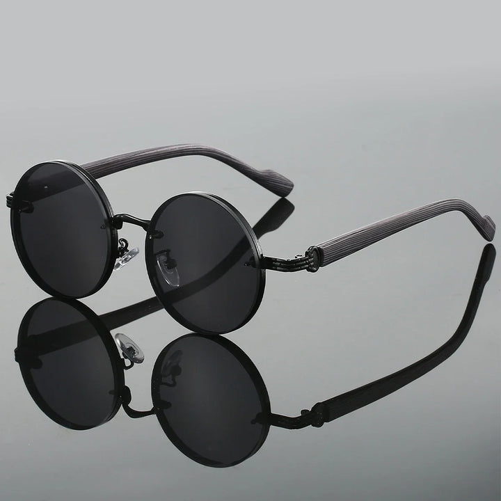 Classic retro round shades for men & women, offering excellent UV & anti-glare protection.