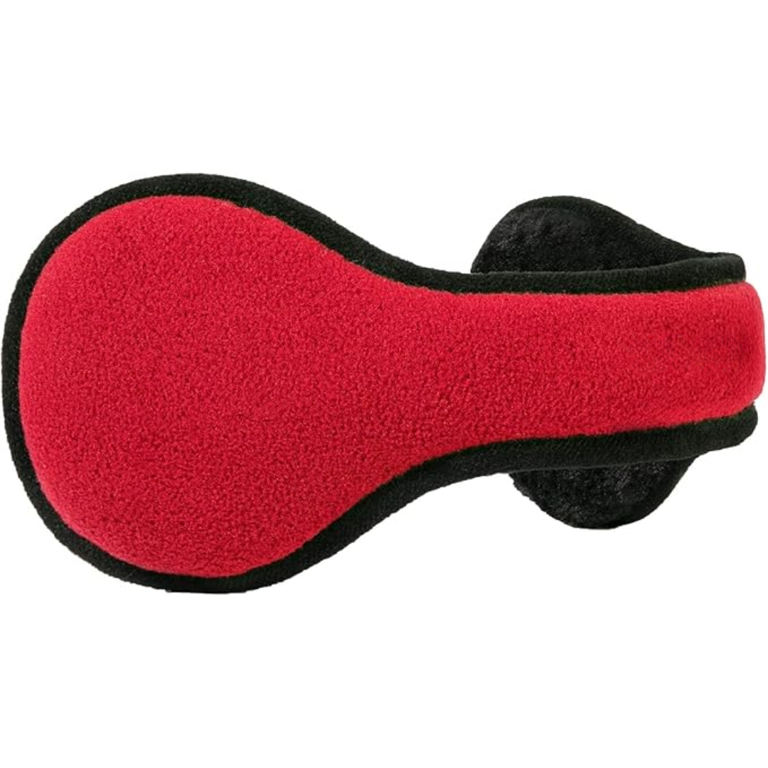 Cold weather ear protection: warm fleece ear warmers for men & women.