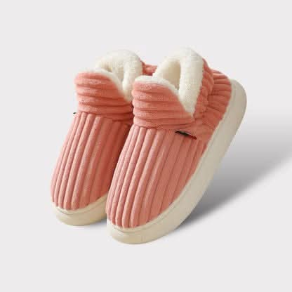 Unisex thermal house slippers, easy care, plush for maximum winter comfort.