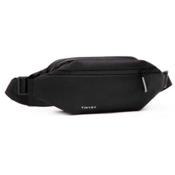 Essential multi-pocket water-resistant travel fanny pack. Unisex design for secure, hands-free carrying on trips.
