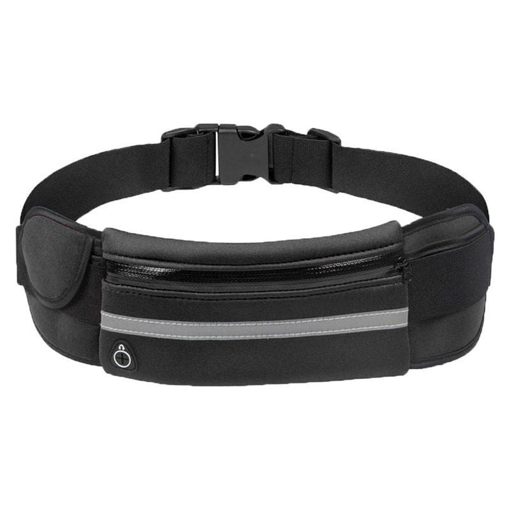 Essential workout accessory: unisex water-resistant running belt. Phone holder & waist pack for fitness enthusiasts.