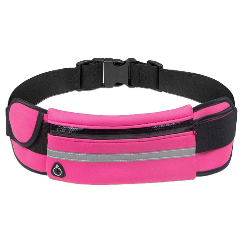Unisex water-resistant running waist belt & 1+1 FREE fitness pack. Secure phone holder for sports & daily use.