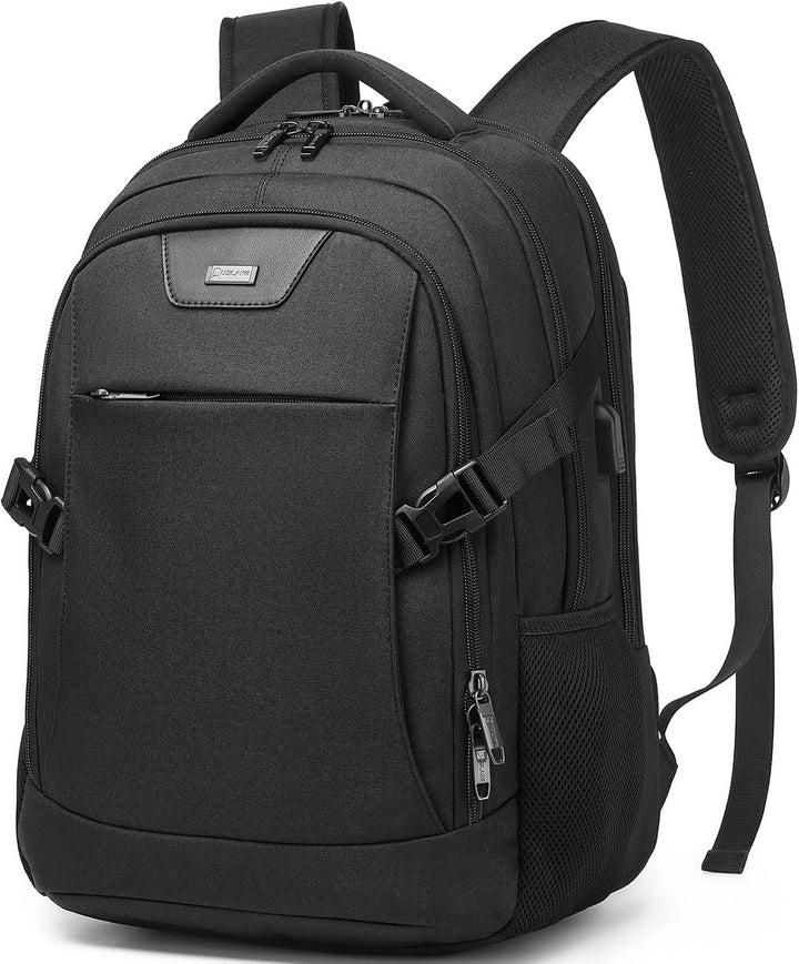 Versatile unisex anti-theft daypack, water-resistant, USB port, adapts to any situation.