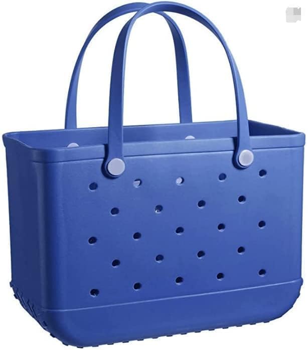 Practical unisex market basket, waterproof and versatile, perfect as a draining beach tote.