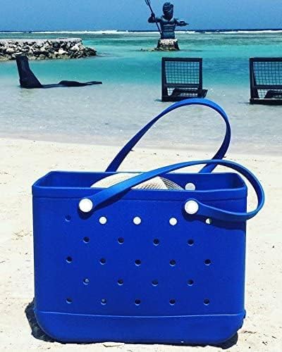 Large unisex waterproof bag, basket design, versatile for gym, beach, travel, and daily errands.