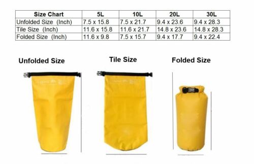 Versatile waterproof dry bag, perfect for travel, beach trips, and keeping electronics safe and dry