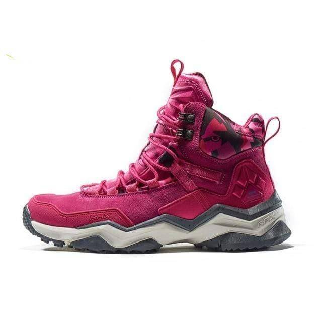 Sturdy unisex mid-top waterproof trekking boots, ideal footwear for challenging hikes
