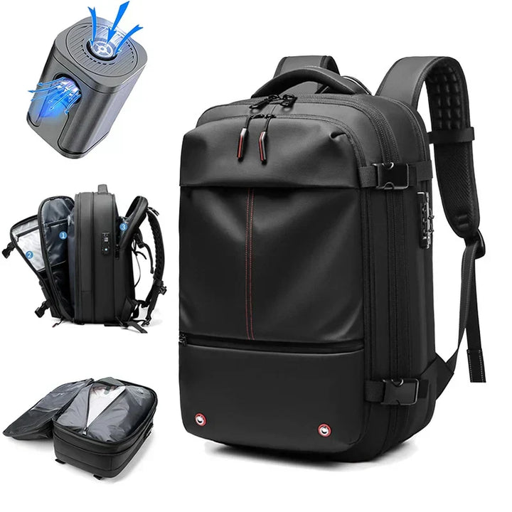 Rugged waterproof daypack for outdoor gear & hiking, featuring an efficient compression system.