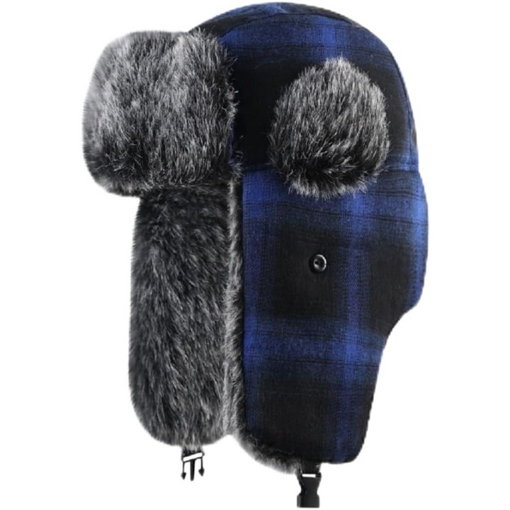 Unisex Winter Trooper Hat with ear flaps for extreme cold weather protection.