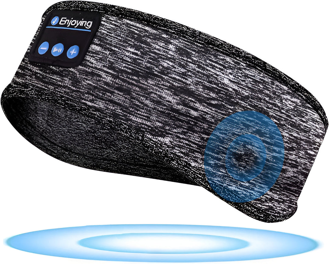 Unisex wireless sleeping headphones in a soft headband for deep sleep & insomnia relief.