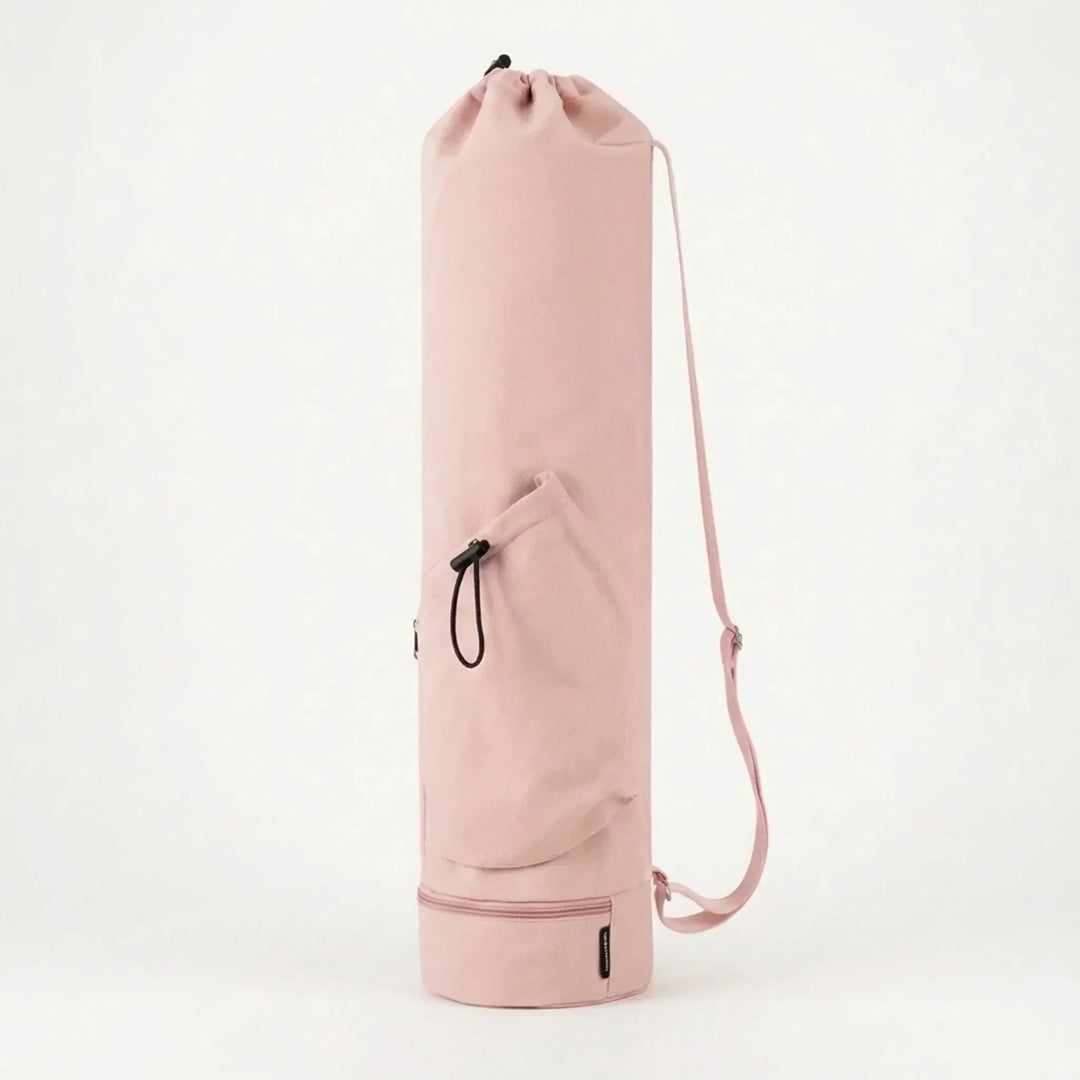 Durable fitness yoga mat carrier, also great for Pilates. Features an adjustable strap & secure storage pockets.