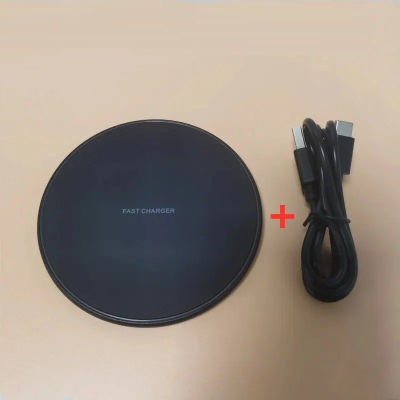 Universal 30W wireless fast charger for all Qi smartphones. Sleek design, rapid charge.