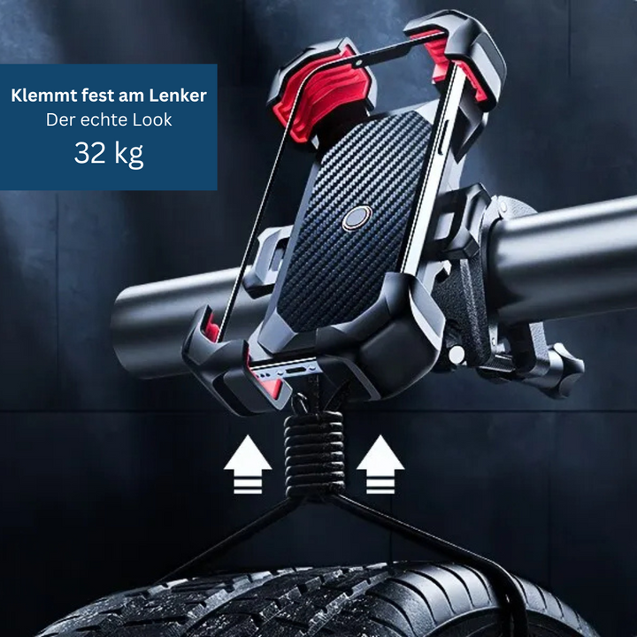 Ergonomic universal car phone mount for easy viewing of GPS and calls, enhancing driving convenience.