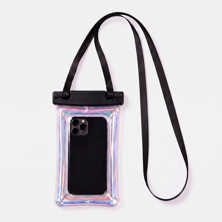 Must-have clear waterproof phone pouch, durable protection for beach days, pool parties, and water activities.