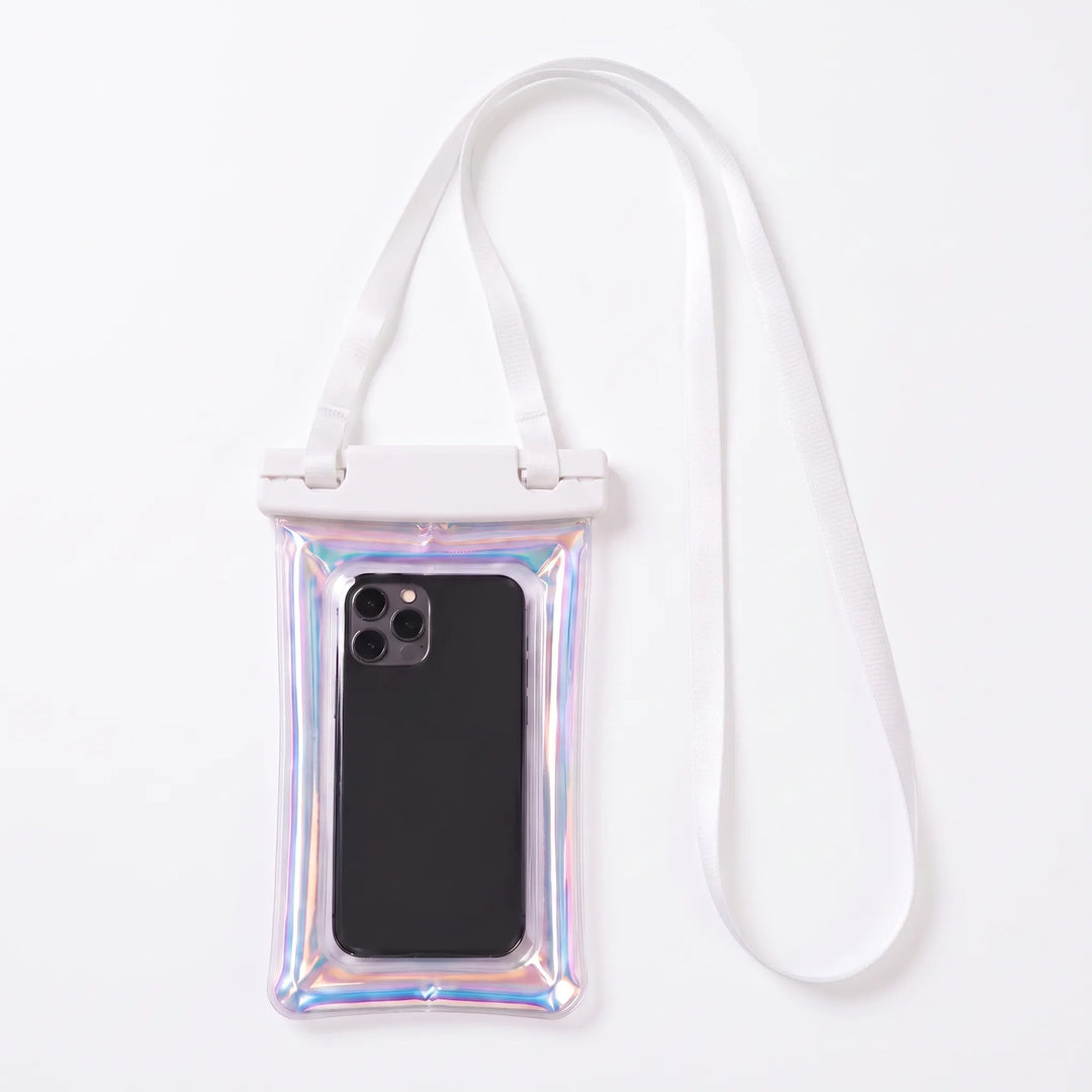 Universal waterproof phone accessory, perfect for any smartphone at the beach, pool, or during outdoor adventures.