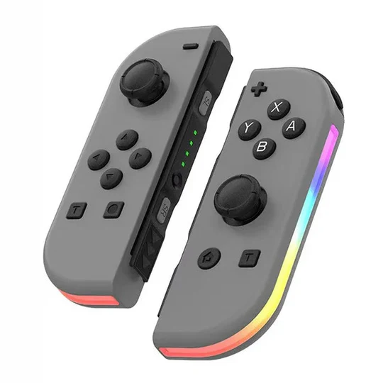 Nintendo Switch Pro-style wireless controller with RGB accents, perfect for immersive gaming sessions.