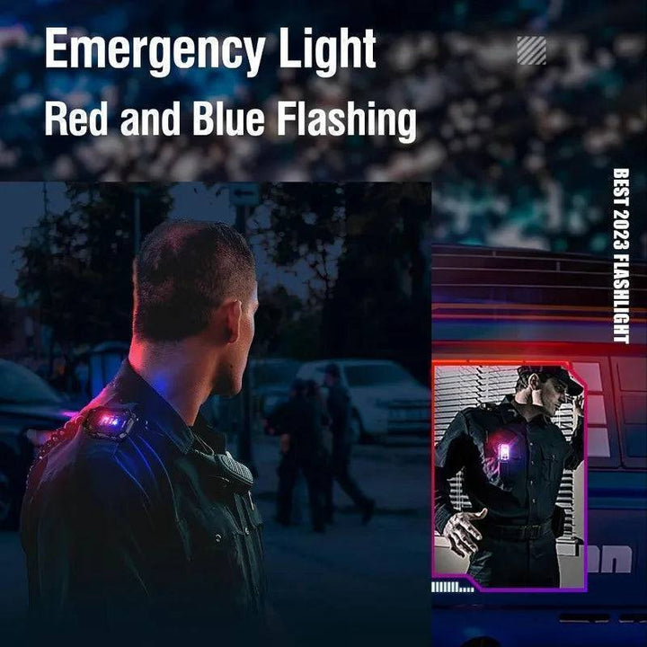 Compact outdoor EDC light, USB rechargeable mini tactical flashlight for emergency use