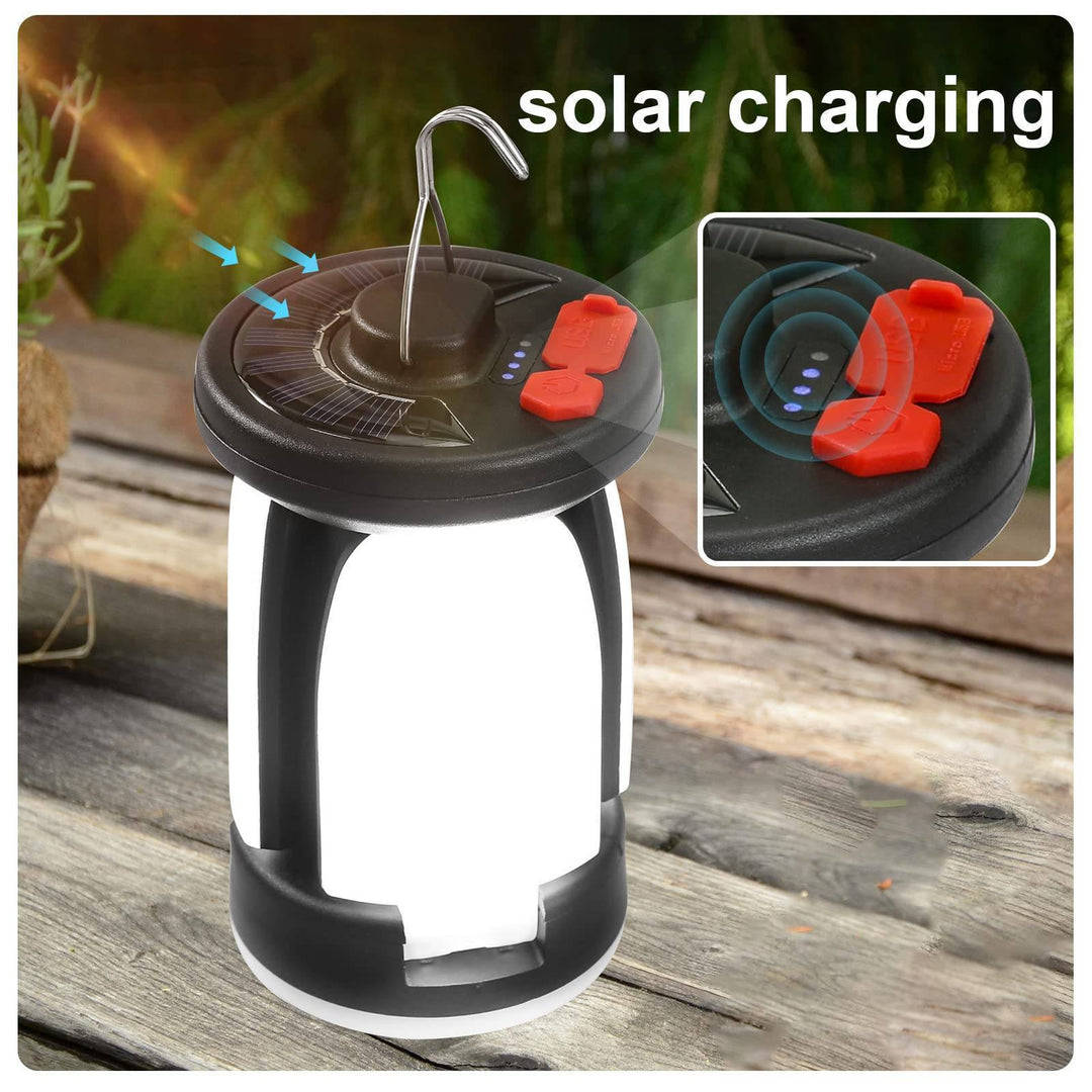 Emergency LED lantern, water resistant, perfect for camping, hiking, and fishing
