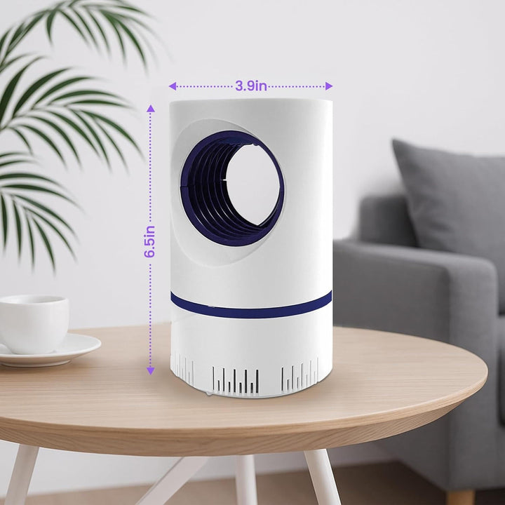 Smart UV light insect trap, offering silent and chemical-free protection against mosquitoes and flies.