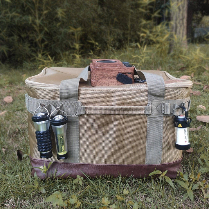 Heavy-duty outdoor gear duffel, perfect for organizing your camping essentials