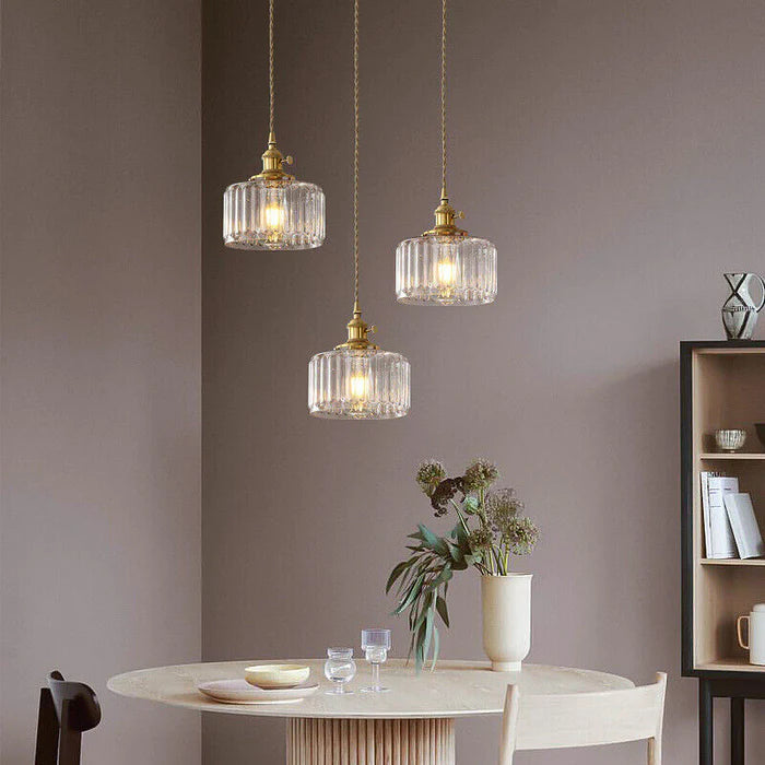Vintage crystal pendant lamp, a luxurious decorative light for modern homes.