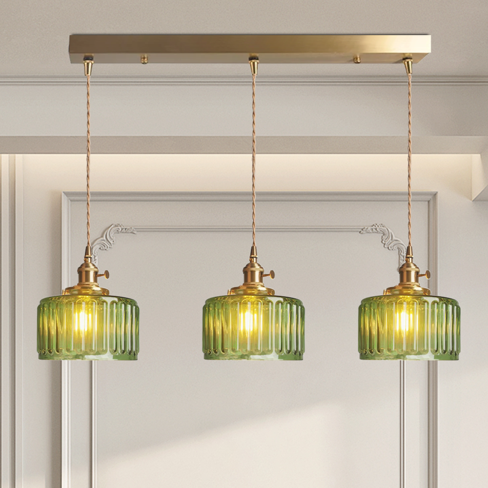 Elegant crystal pendant lighting fixture, vintage style ceiling lamp for stylish decor.