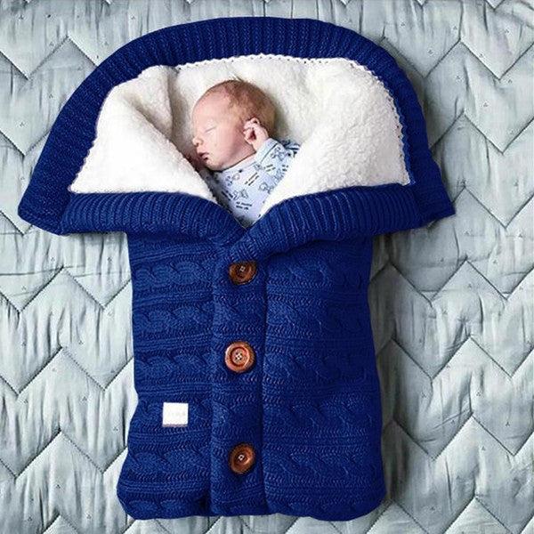 Infant swaddle blanket for newborns, providing cozy wrap & secure sleep. Soft fleece baby essential.
