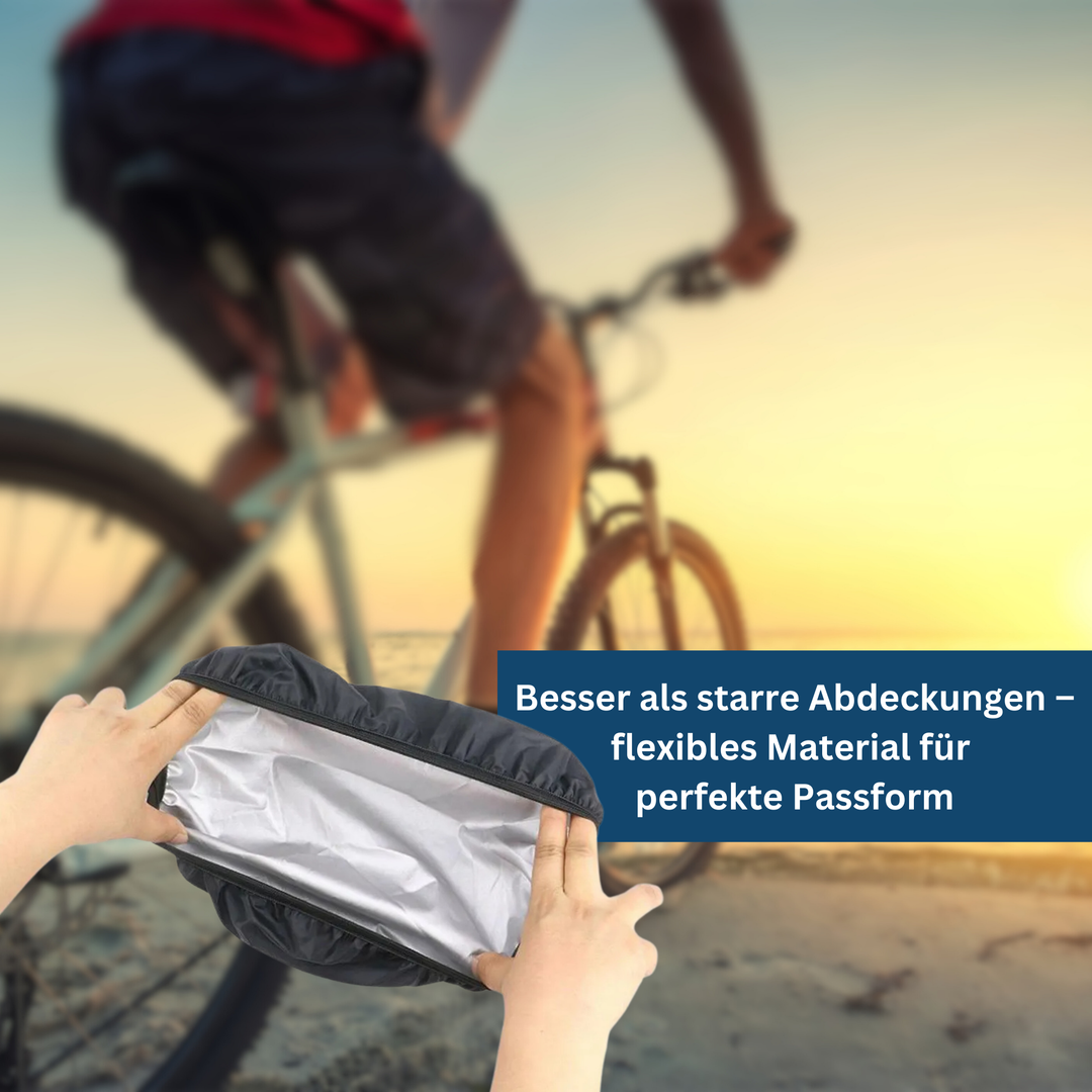 Bike protection: effective waterproof saddle cover, keeps your bicycle seat dry and clean