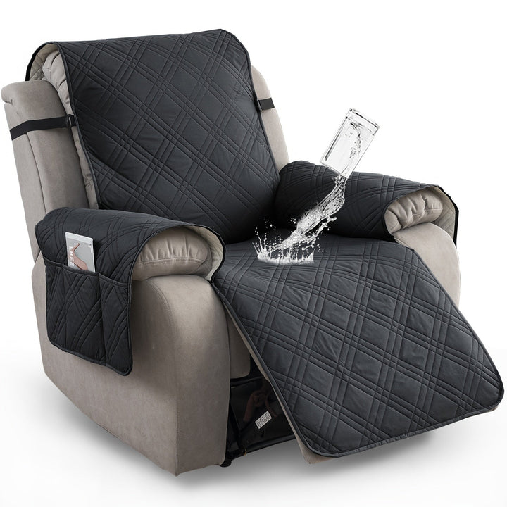 Stylish universal recliner protector, non-slip & waterproof. Easy-clean furniture slipcover perfect for active living rooms.