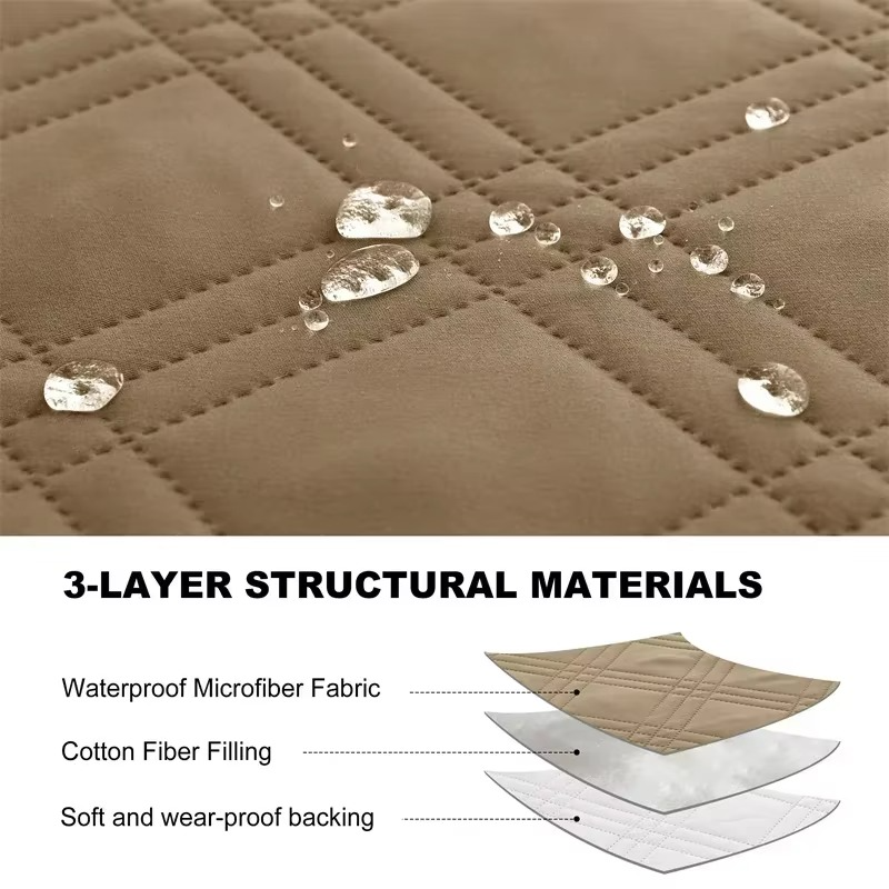 Comfortable & protective waterproof recliner cover for 1-seater armchairs. Great for families and pets.
