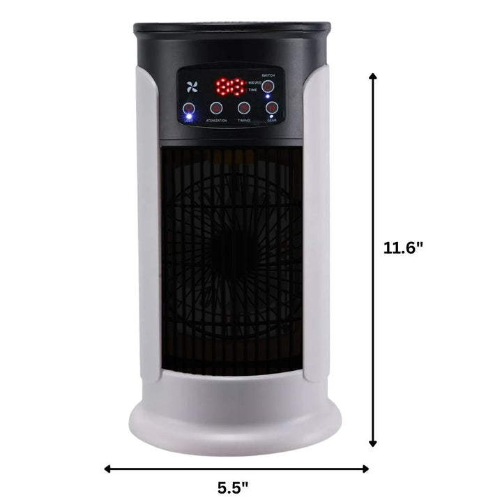 Compact portable windowless AC unit, a summer essential for dorms, offices, or small rooms. Personal cooling.