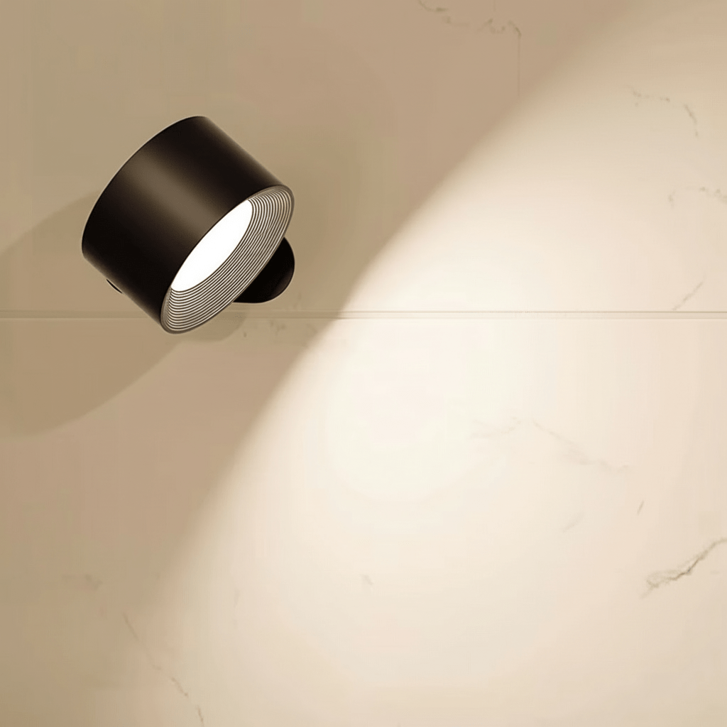 Bedroom Nordic wireless wall lamp, remote control LED light, rechargeable, perfect for reading or ambiance.