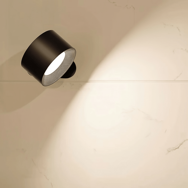 Bedroom Nordic wireless wall lamp, remote control LED light, rechargeable, perfect for reading or ambiance.