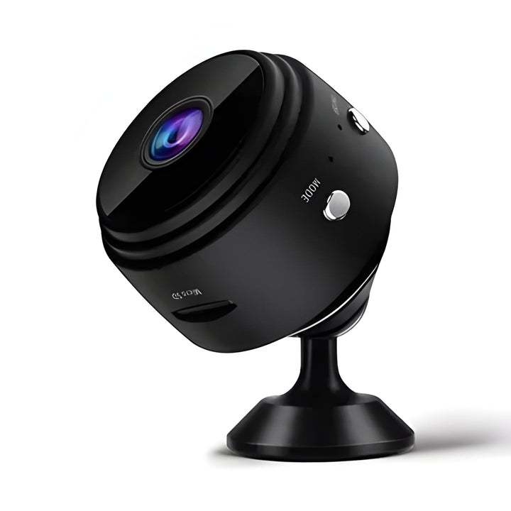 Secure your RV or trailer with this waterproof wireless backup camera. Features night vision & magnetic mount.