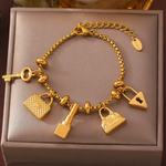 Gold Rhinestone