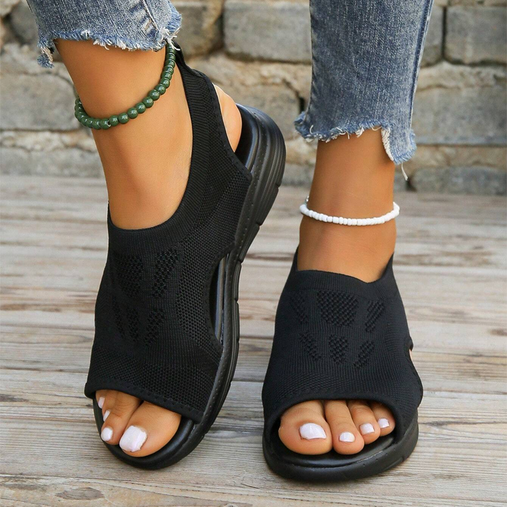 Women's adjustable orthopedic walking sandals for superior comfort and arch support.
