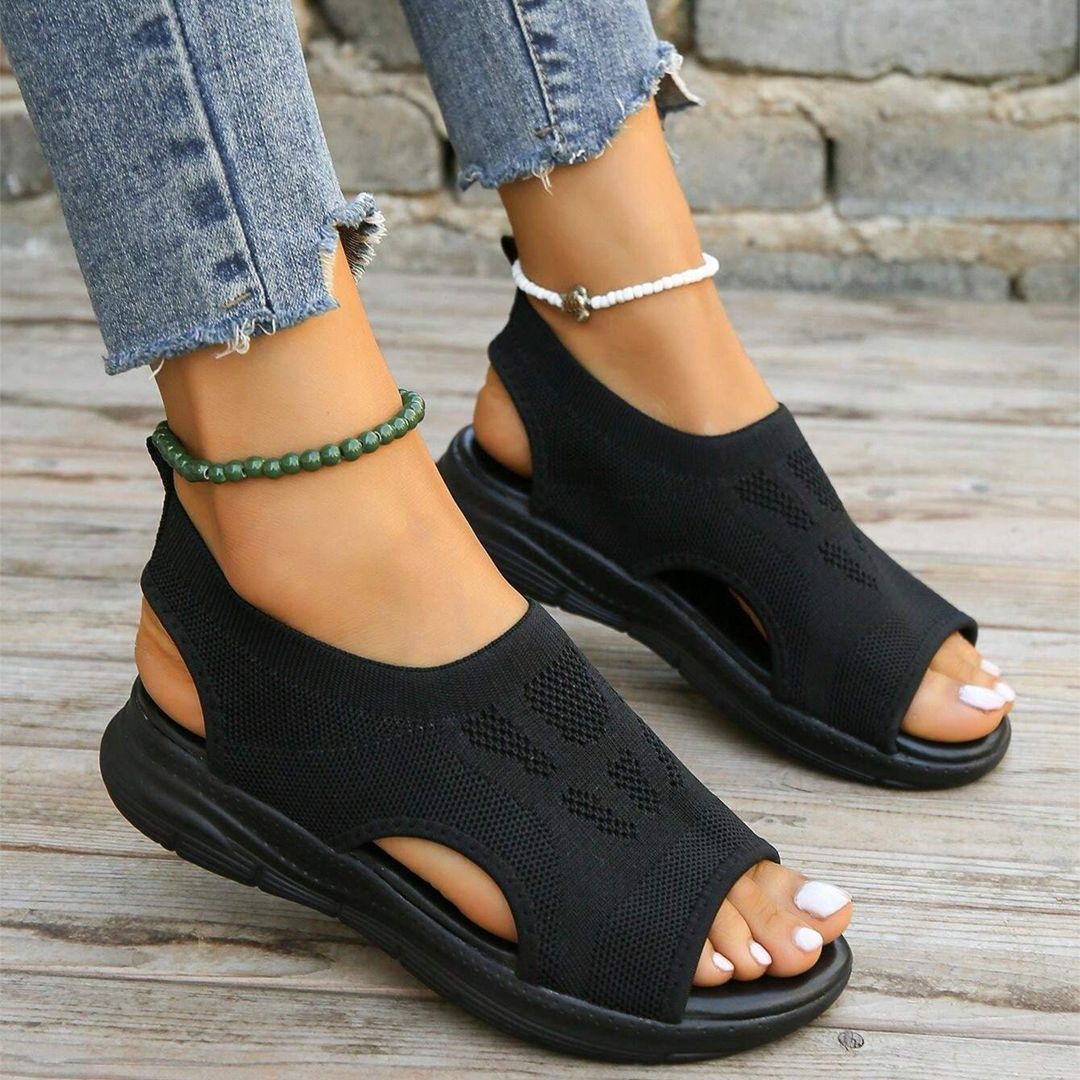 Women's walking sandals with arch support, adjustable for ultimate orthopedic comfort.