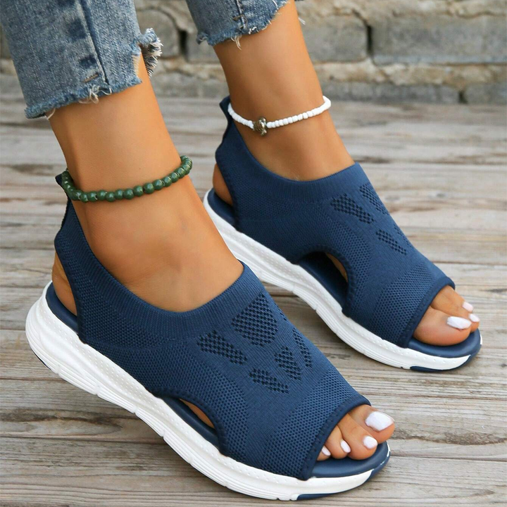 Women's casual orthopedic sandals, adjustable design provides arch support & pain relief.