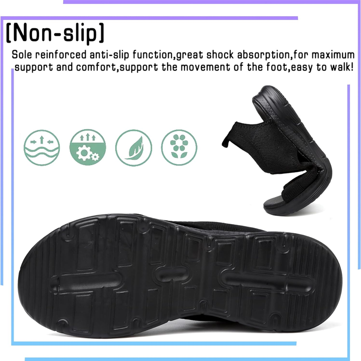 Stylish women's adjustable walking sandals, orthopedic comfort for daily wear.
