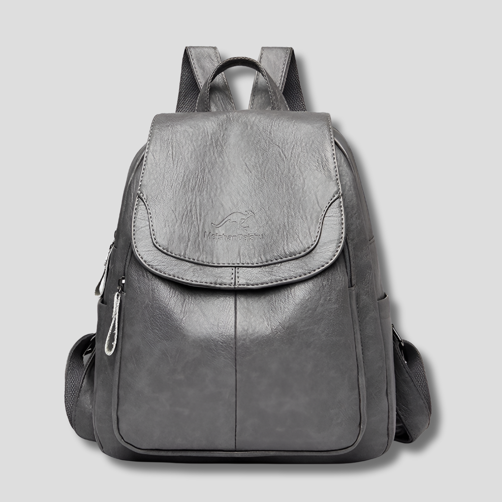 Comfortable women's anti-theft flap backpack for safe and stylish travel. Perfect for daily adventures.