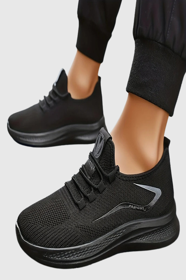 Comfortable women's running shoes with slip-resistant soles, breathable design.