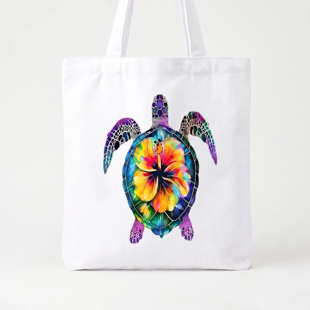 Stylish women's everyday tote bag with a unique casual print, ideal for shopping or beach outings.