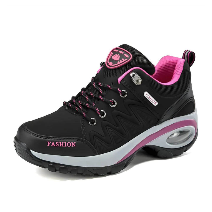 Women's breathable sneakers with robust arch support, ensuring comfort and style for everyday wear.