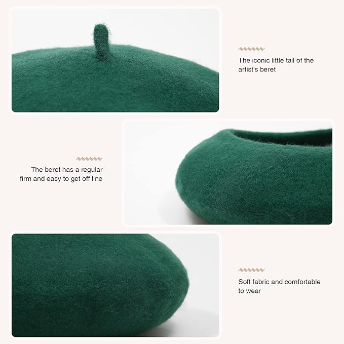 Fashionable women's beret hat, a chic and versatile accessory for all seasons.