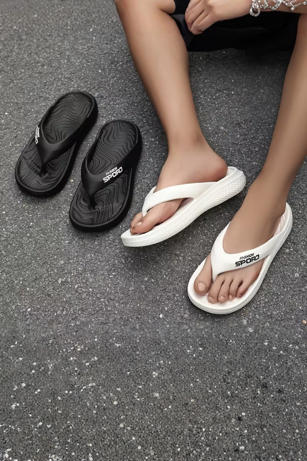 Essential women's summer sandals: slip-on Cloud Soft comfort flip flops for effortless casual style.