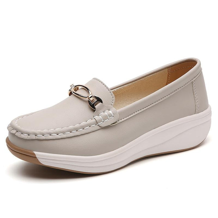 Comfortable women's casual slip-on loafers, perfect for everyday wear with orthopedic arch support.