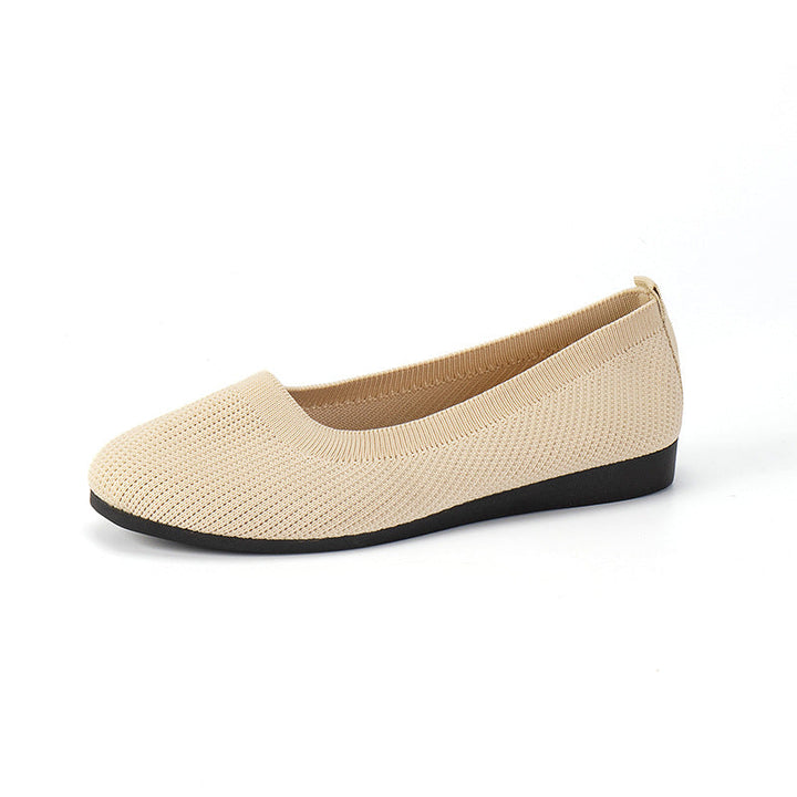 Chic women's orthopedic slip-on flats, providing all-day comfort and stability.