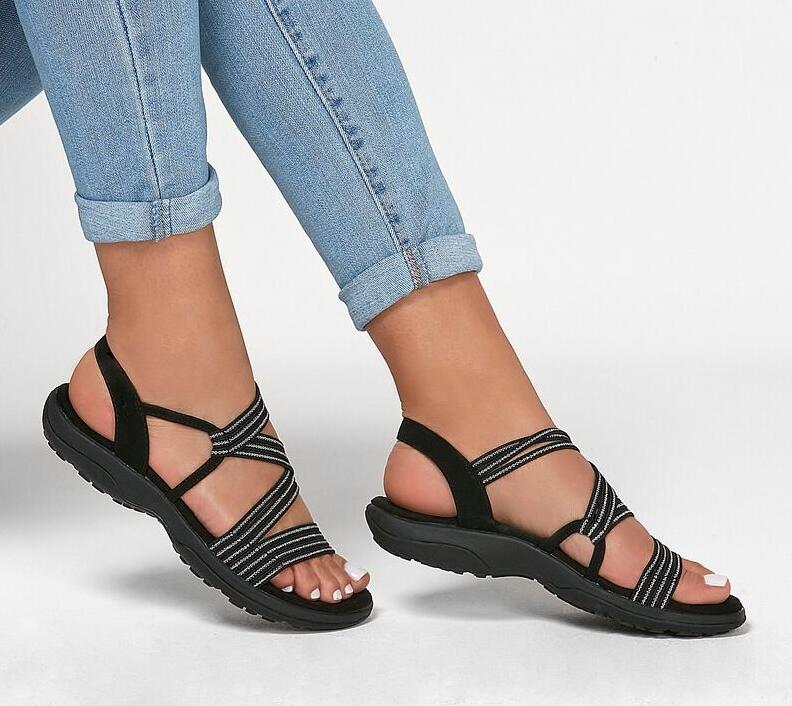 Women's comfortable slip-on sandals with cushioned sole for easy everyday wear. Lightweight casual summer footwear.